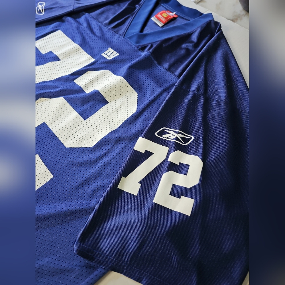 New York Giants Osi Umenyiora Reebok NFL Blue  Jersey Men's size XL Football - Picture 7 of 12